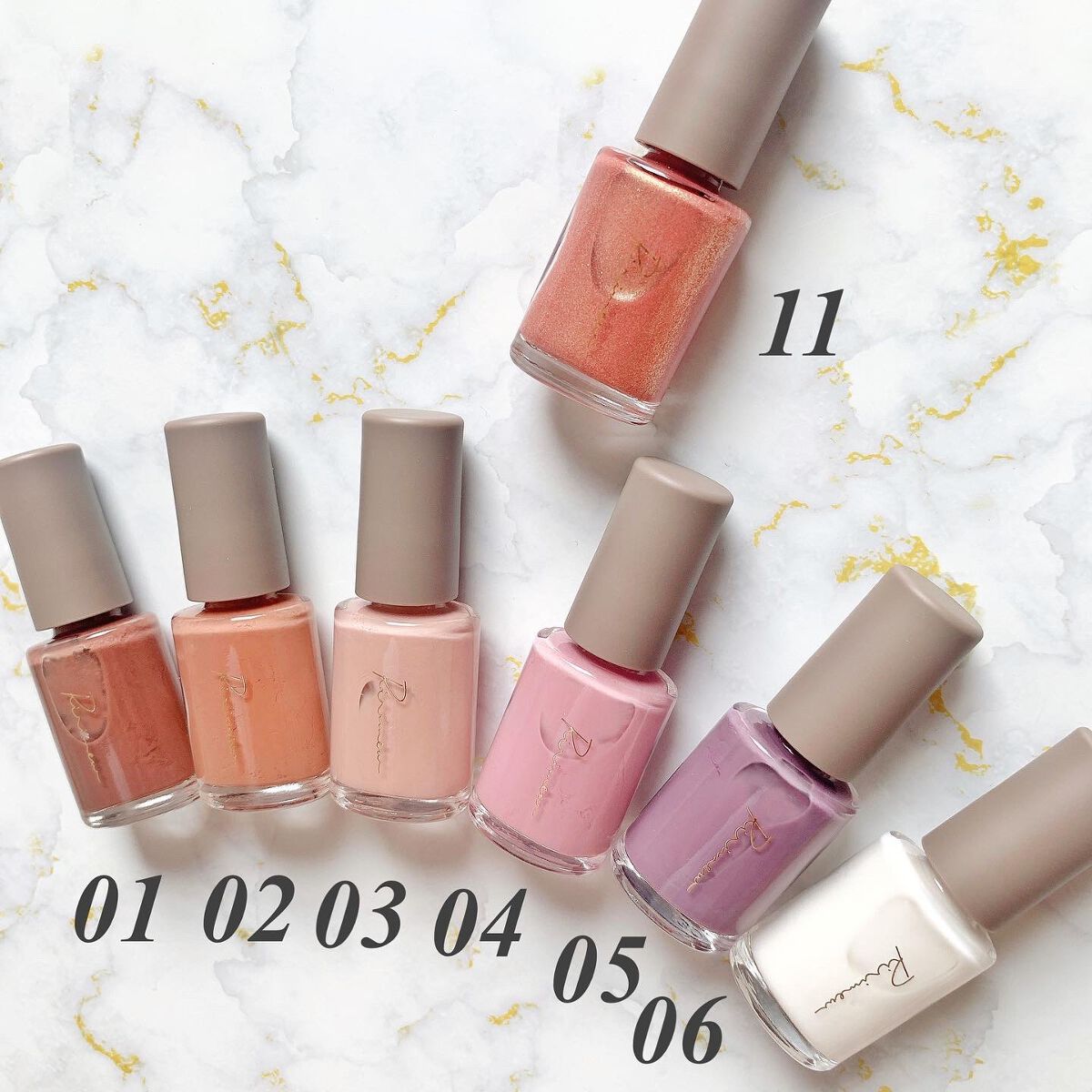 ネイルポリッシュ  11 ロゼスパークル/Ririmew/マニキュアを使ったクチコミ（3枚目）