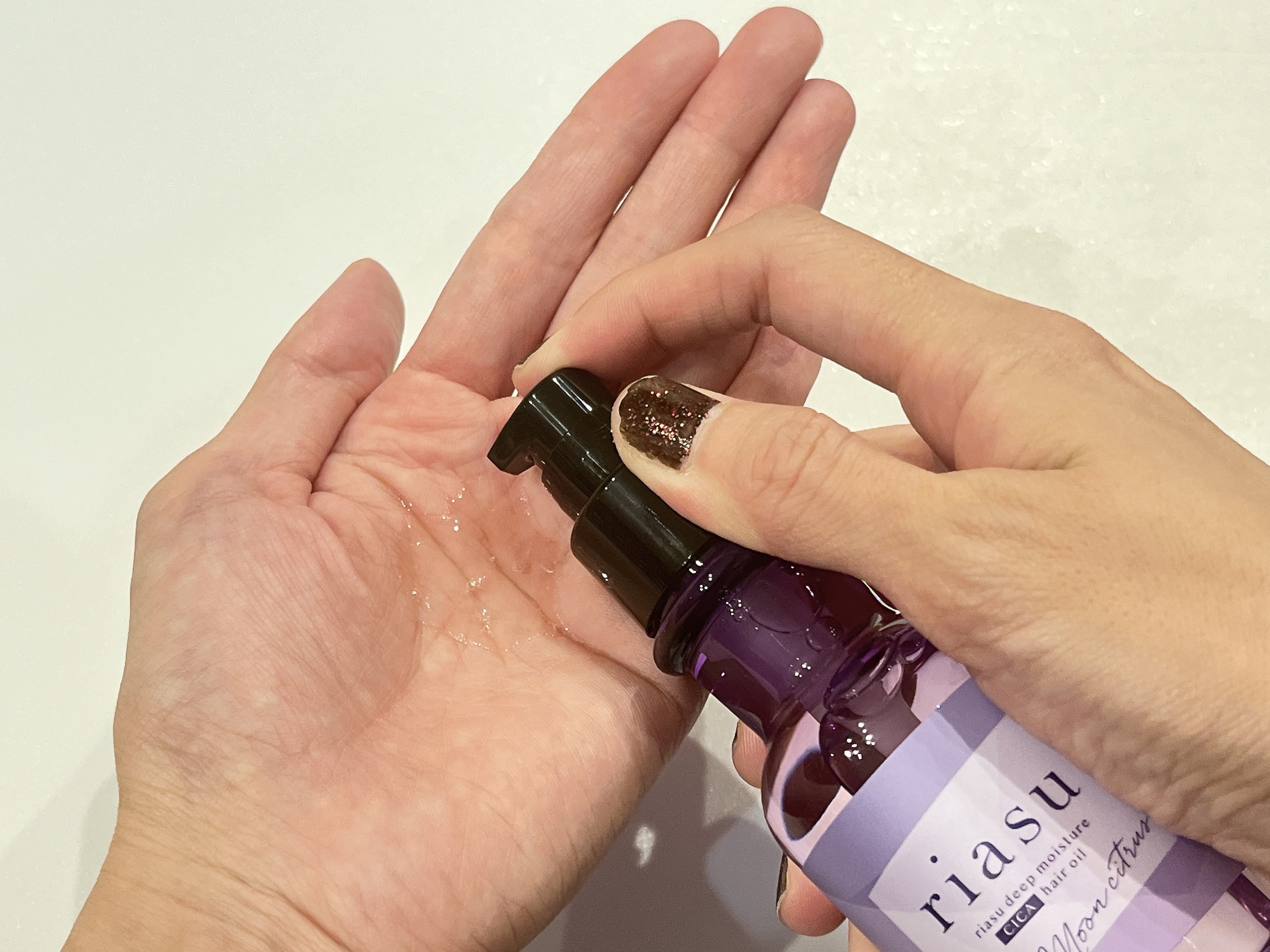 リアス ディープ モイスチャー シカ ヘアオイル/riasu/ヘアミルクを使ったクチコミ（2枚目）