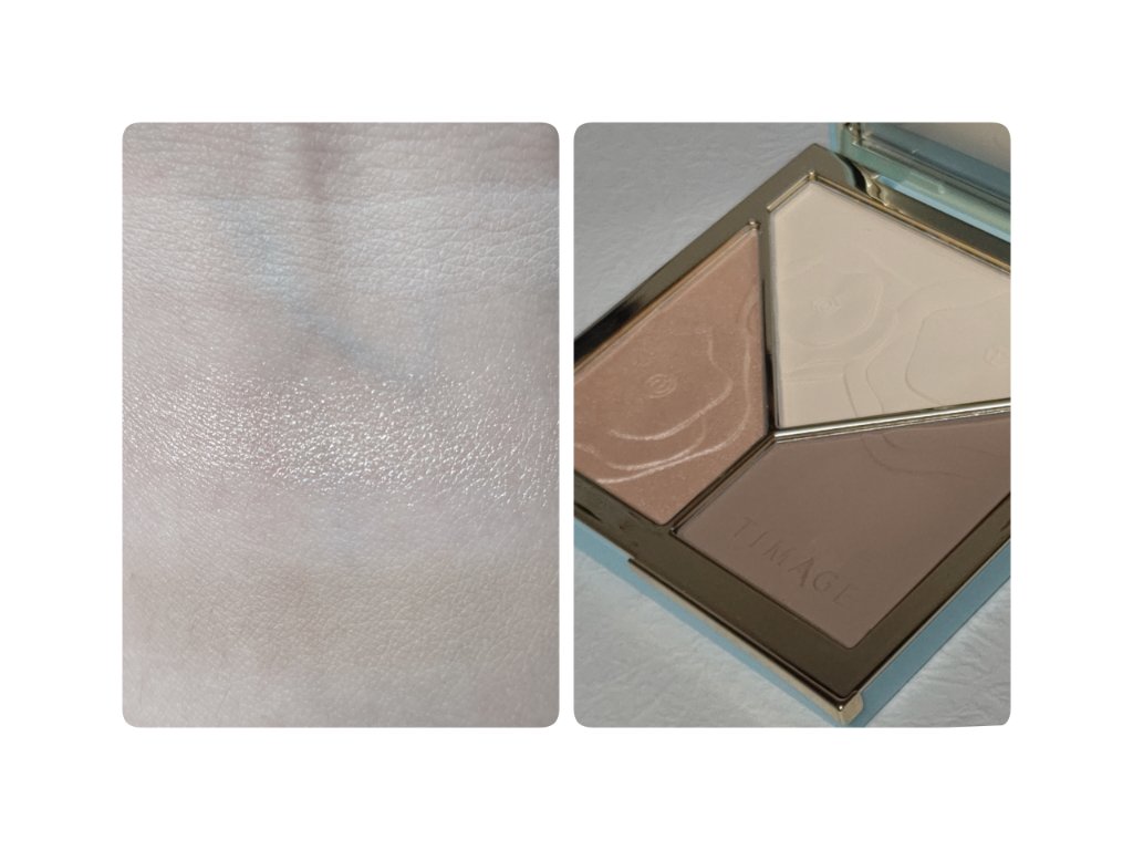 ハイライトシェーディングパレット/TIMAGE/パウダーハイライトを使ったクチコミ（2枚目）