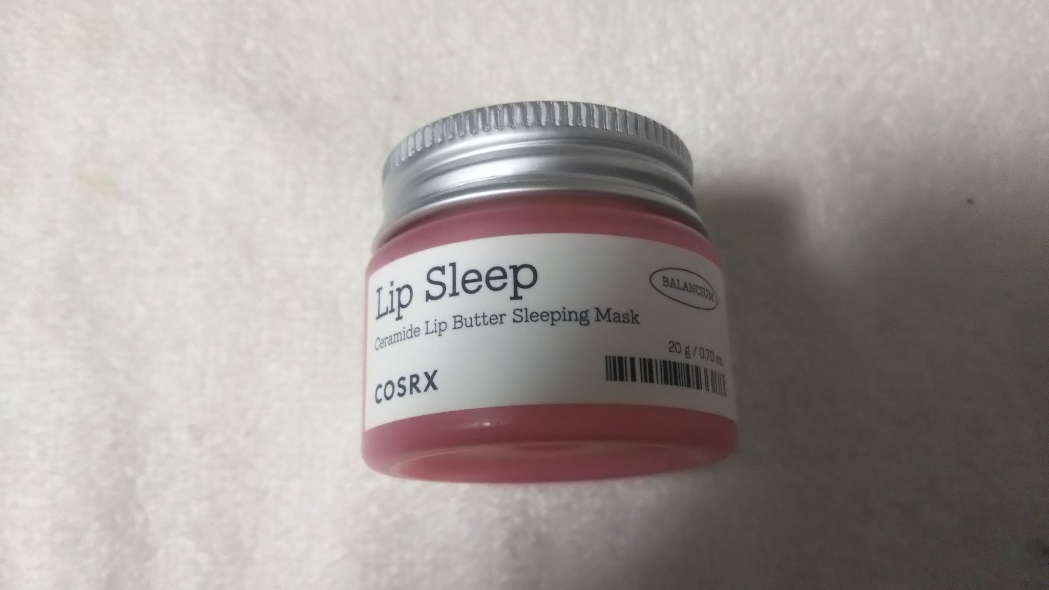 バランシウムセラミドリップバタースリーピングマスク/COSRX/リップマスクを使ったクチコミ（1枚目）