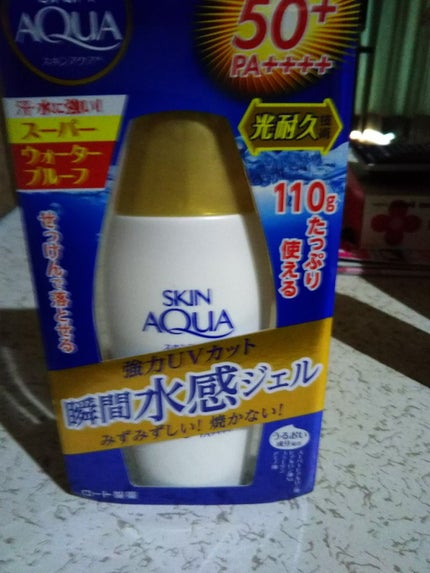 スキンアクア スーパーモイスチャージェル/スキンアクア/日焼け止めジェルを使ったクチコミ(1枚目)