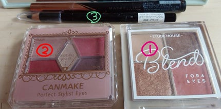 【旧品】パーフェクトスタイリストアイズ/キャンメイク/アイシャドウパレットを使ったクチコミ(2枚目)
