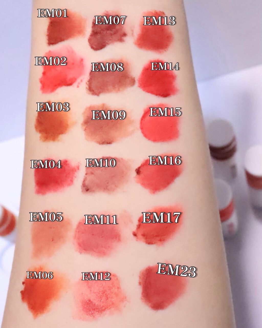 スーパーマットリップ&チークマッド/INTO U/口紅を使ったクチコミ(4枚目)