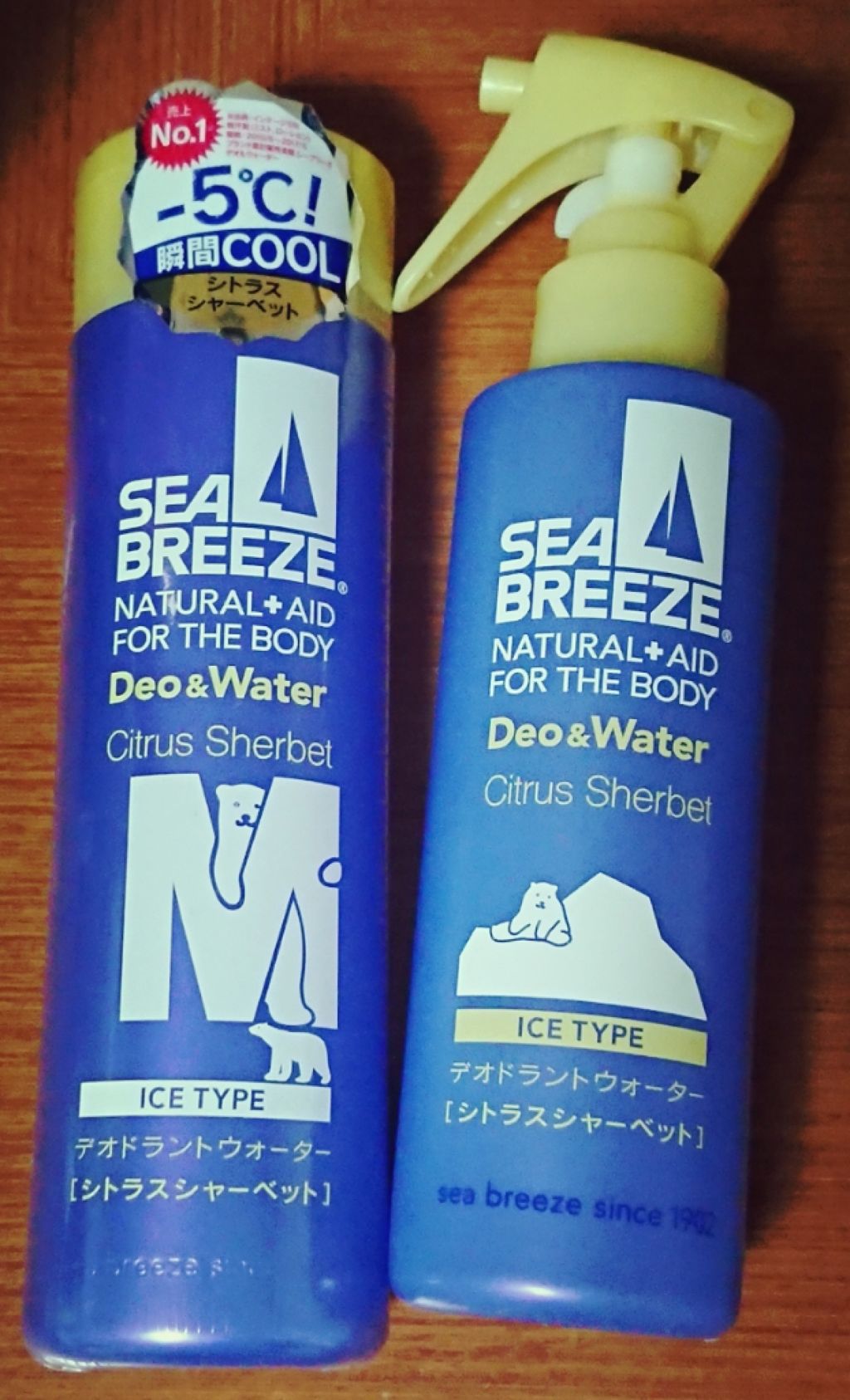 デオ&ウォーター I アイスタイプ (シトラスシャーベット)/シーブリーズ/デオドラント・制汗剤を使ったクチコミ(1枚目)