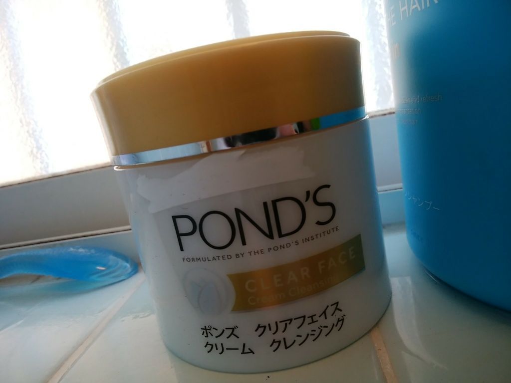 クリアフェイス クリームクレンジング/POND'S/クレンジングクリームを使ったクチコミ（1枚目）