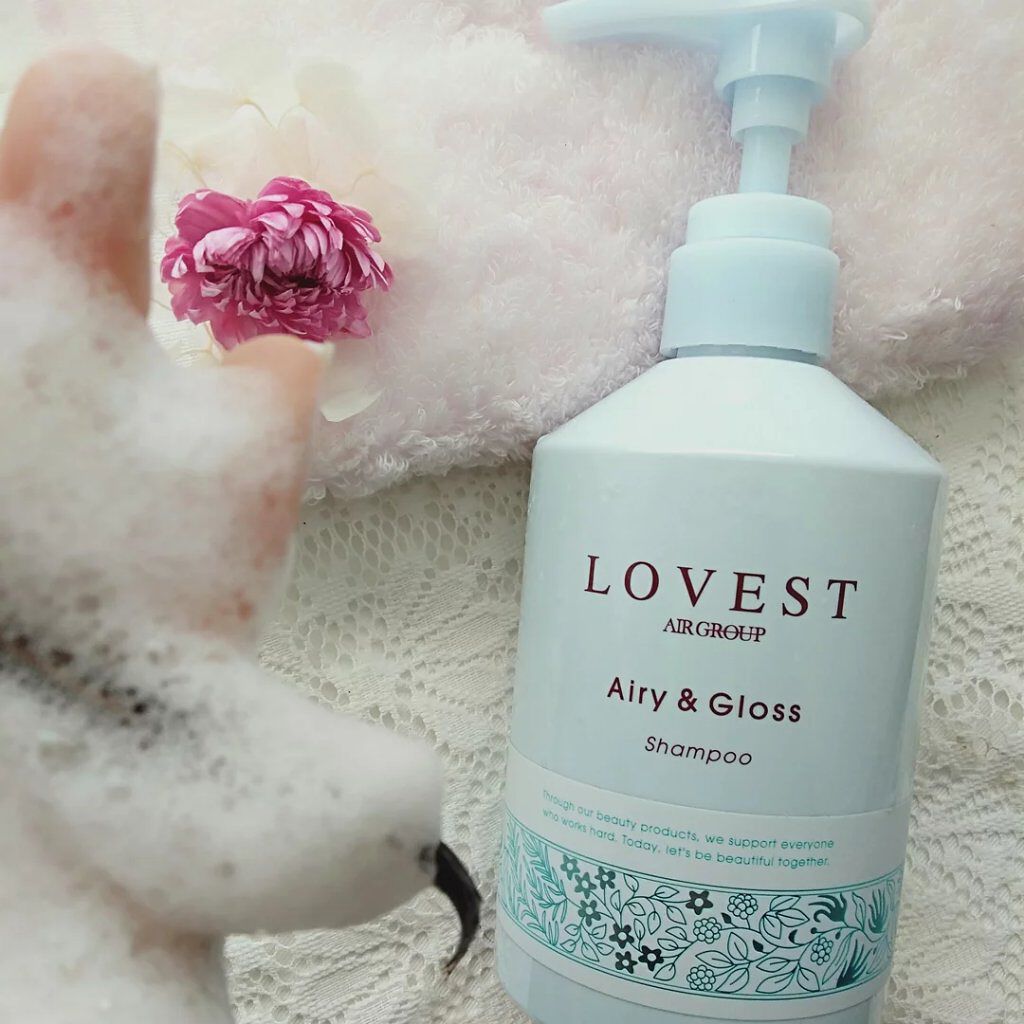 エアリーアンドグロス シャンプー/トリートメント /LOVEST by air Salon Quality Hair Care/市販シャンプーを使ったクチコミ(3枚目)