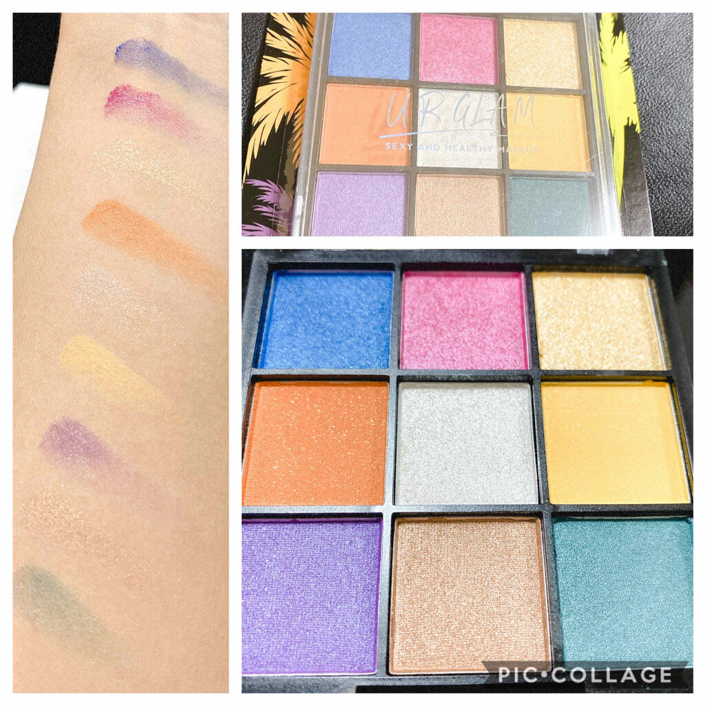 UR GLAM　BLOOMING EYE COLOR PALETTE/U R GLAM/アイシャドウパレットを使ったクチコミ（2枚目）