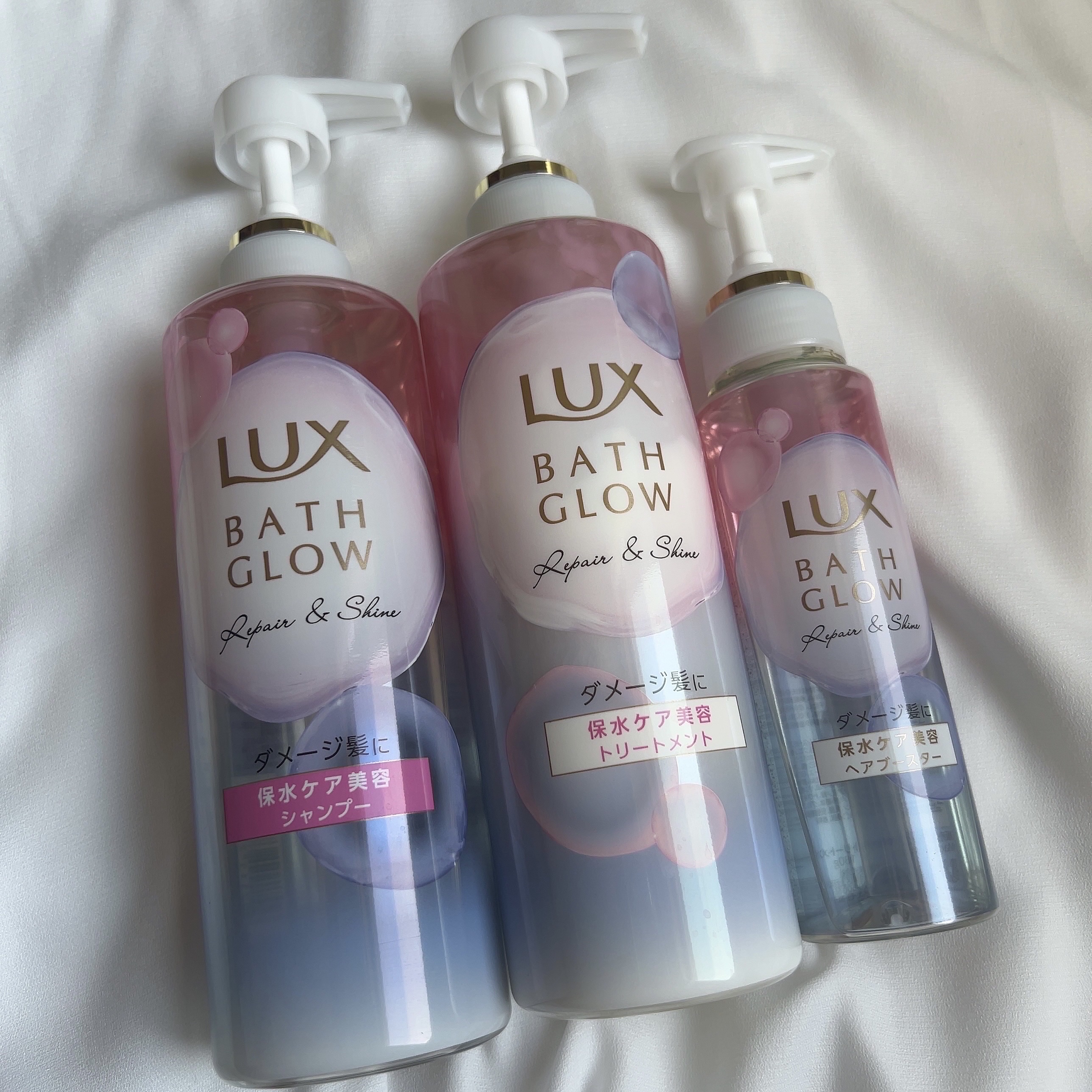 バスグロウ リペア&シャイン シャンプー / トリートメント/LUX/市販シャンプーを使ったクチコミ（1枚目）