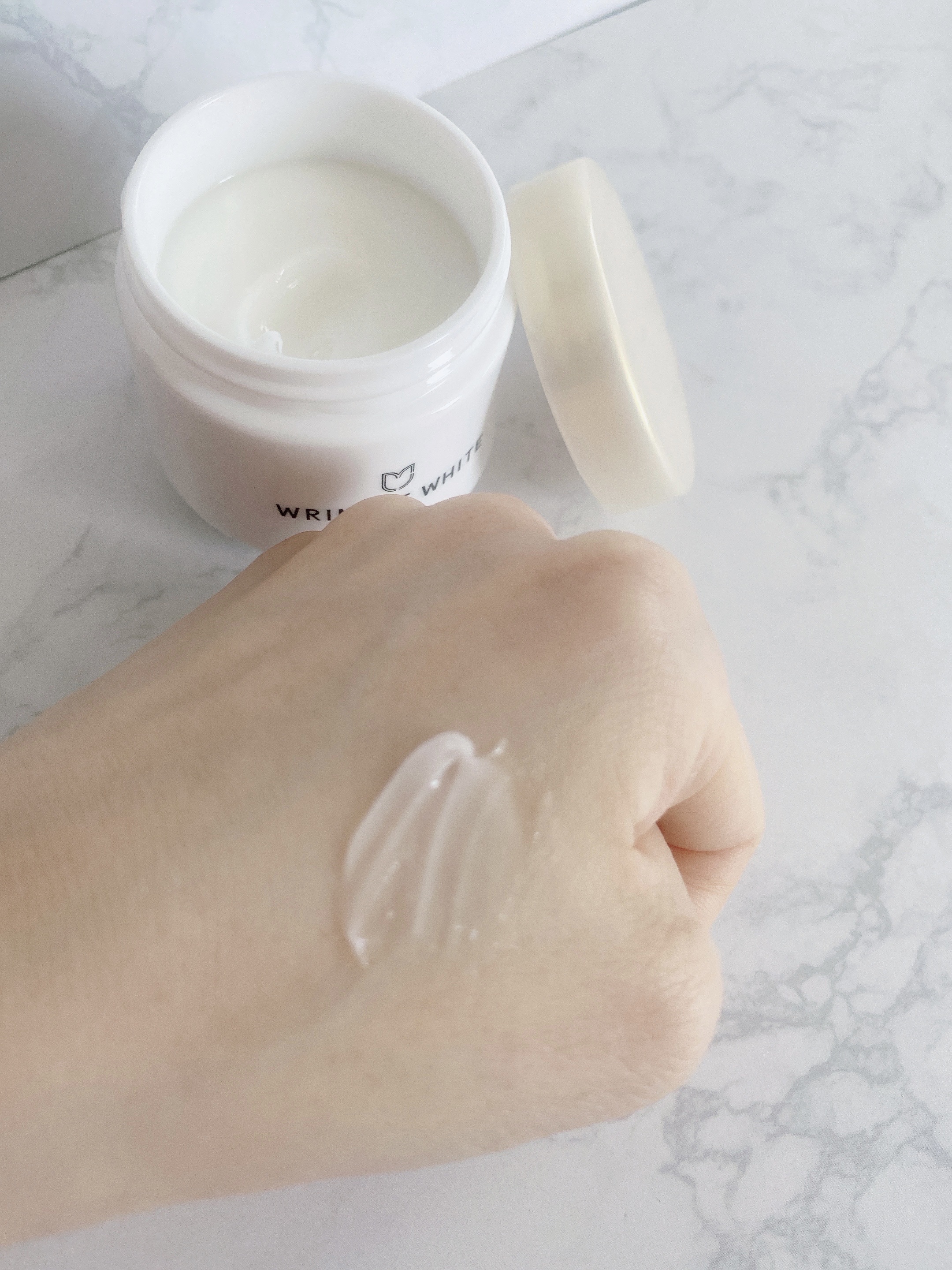 薬用リンクルホワイトクリーム/明色/フェイスクリームを使ったクチコミ（3枚目）