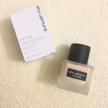 アンリミテッド ラスティング フルイド/shu uemura/リキッドファンデーションを使ったクチコミ（1枚目）