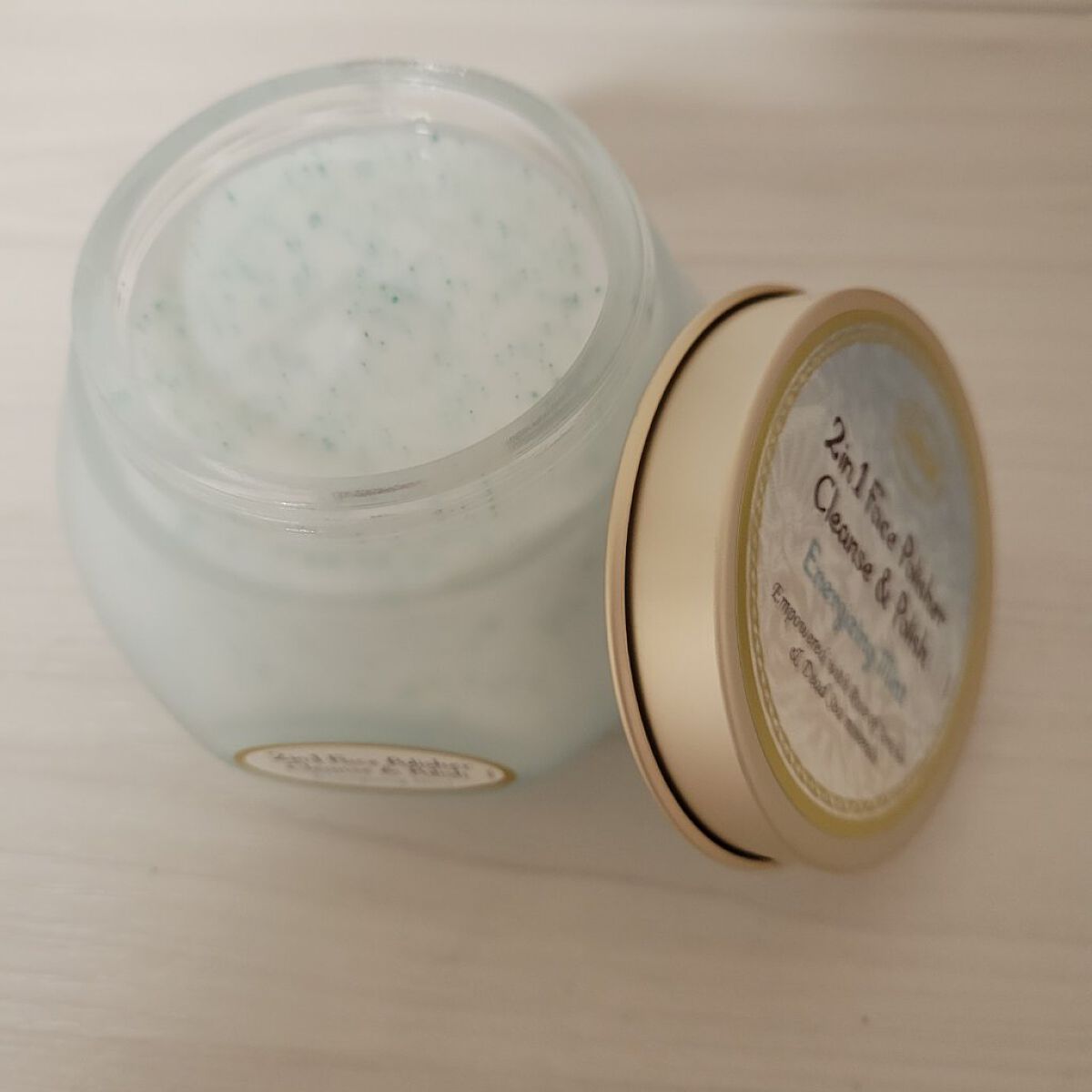 フェイスポリッシャー リフレッシング（ミント）/SABON/スクラブ・ゴマージュを使ったクチコミ（3枚目）