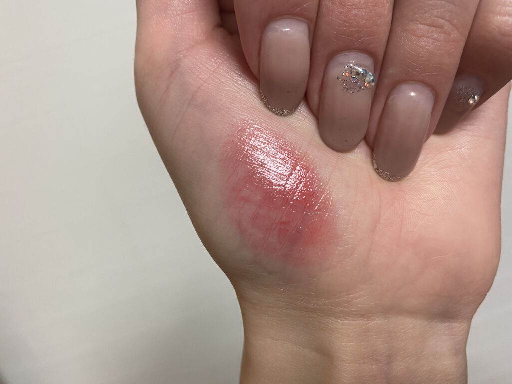 ラスティンググロスリップ/CEZANNE/口紅を使ったクチコミ（2枚目）