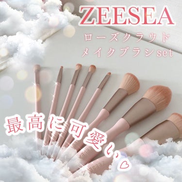 ZEESEA ローズクラウドメイクブラシセットのクチコミ「𓏸 𓂂 𓈒 私的大革命！DAISO買うならこれを買え🛒𓈒 𓂂 𓏸




안녕‪‪！
ぷち🍒で.....」（1枚目）