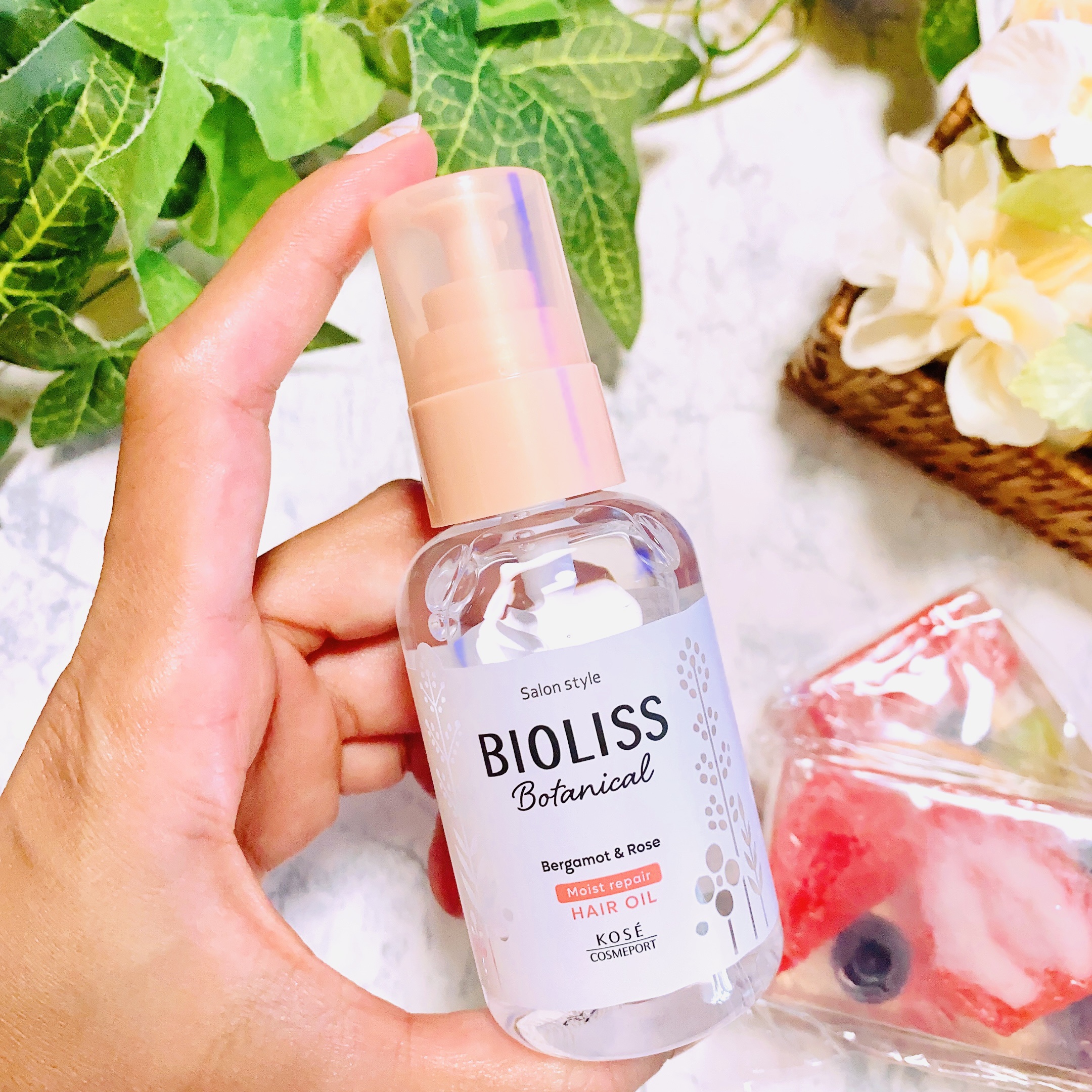 ボタニカル モイスト リペア ヘアオイル/SSビオリス/ヘアオイルを使ったクチコミ（2枚目）