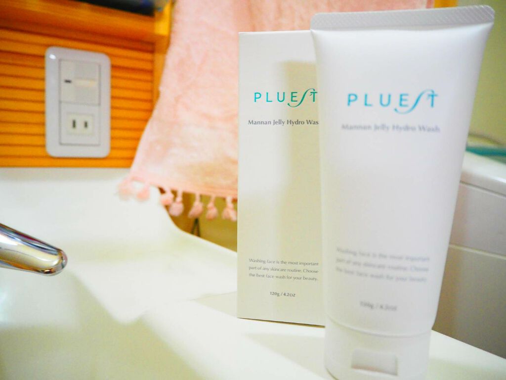 マンナンジェリーハイドロウォッシュ/PLUEST/洗顔料を使ったクチコミ(1枚目)