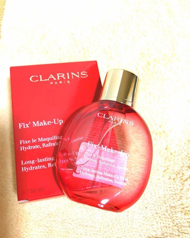 フィックス メイクアップ/CLARINS/ミスト状化粧水を使ったクチコミ（1枚目）