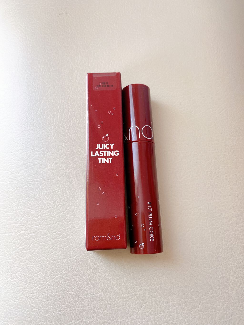 ジューシーラスティングティント/rom&nd/リップティントを使ったクチコミ(1枚目)