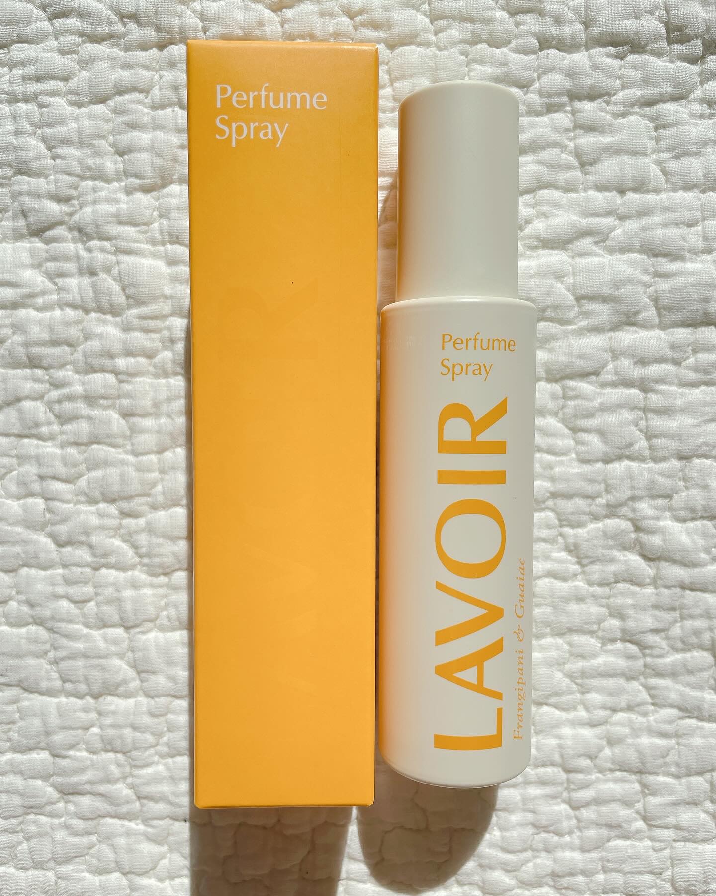 パフュームスプレー プルメリア＆ガイアック/LAVOIR/香水(その他)を使ったクチコミ（1枚目）