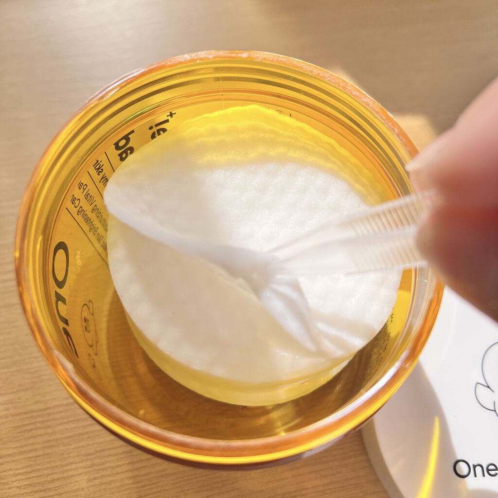 ヘルプミー! ハニーCパッド/One-day's you/トナーパッドを使ったクチコミ（2枚目）