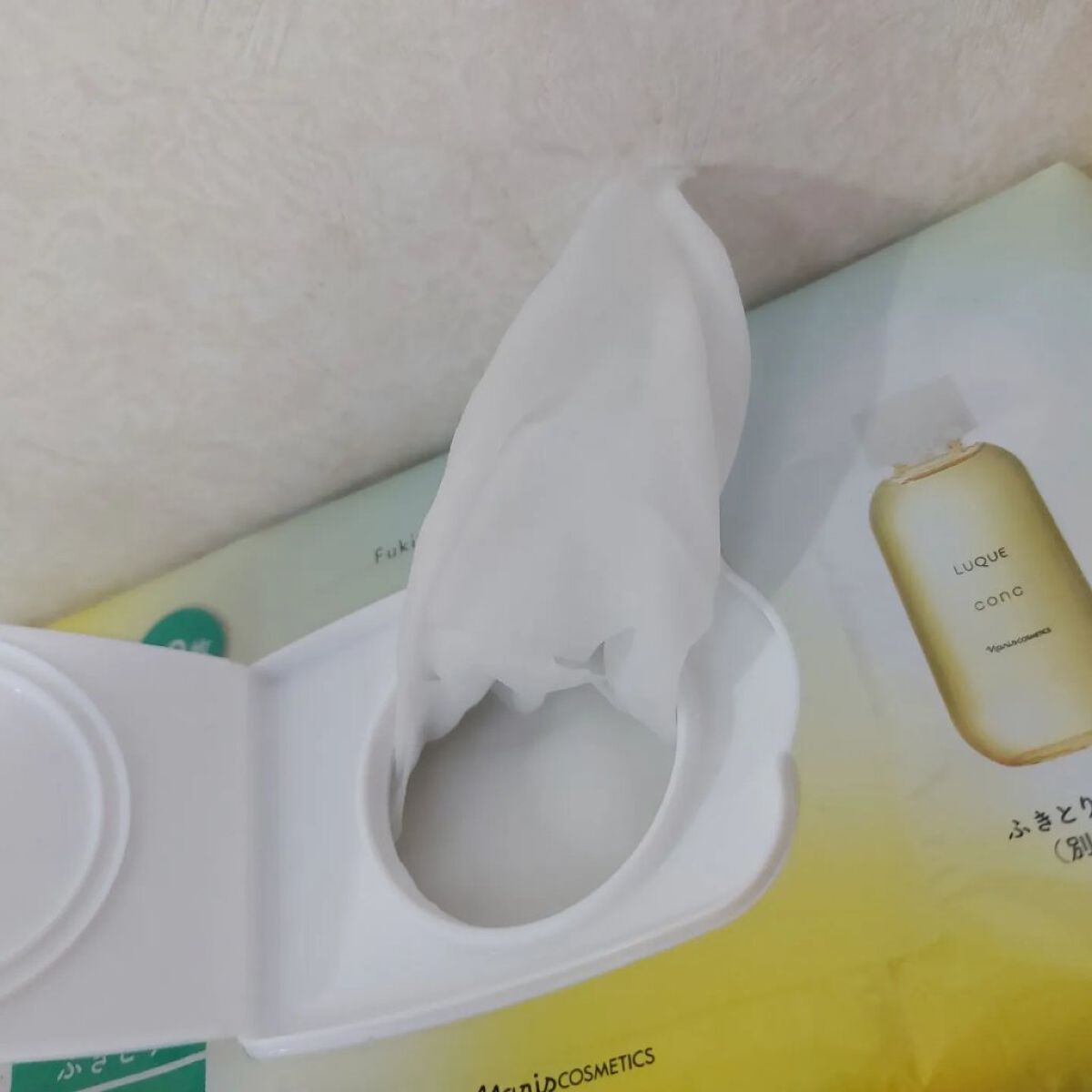 ルクエ ふきとり保湿マスク/ナリス化粧品/シートマスク・パックを使ったクチコミ（2枚目）