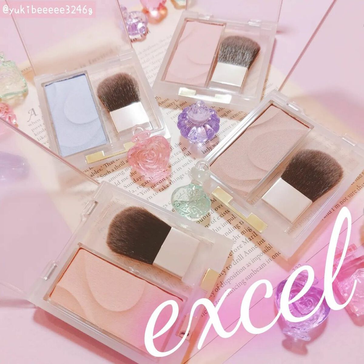 シームレストーン ブラッシュ/excel/パウダーチークを使ったクチコミ（1枚目）