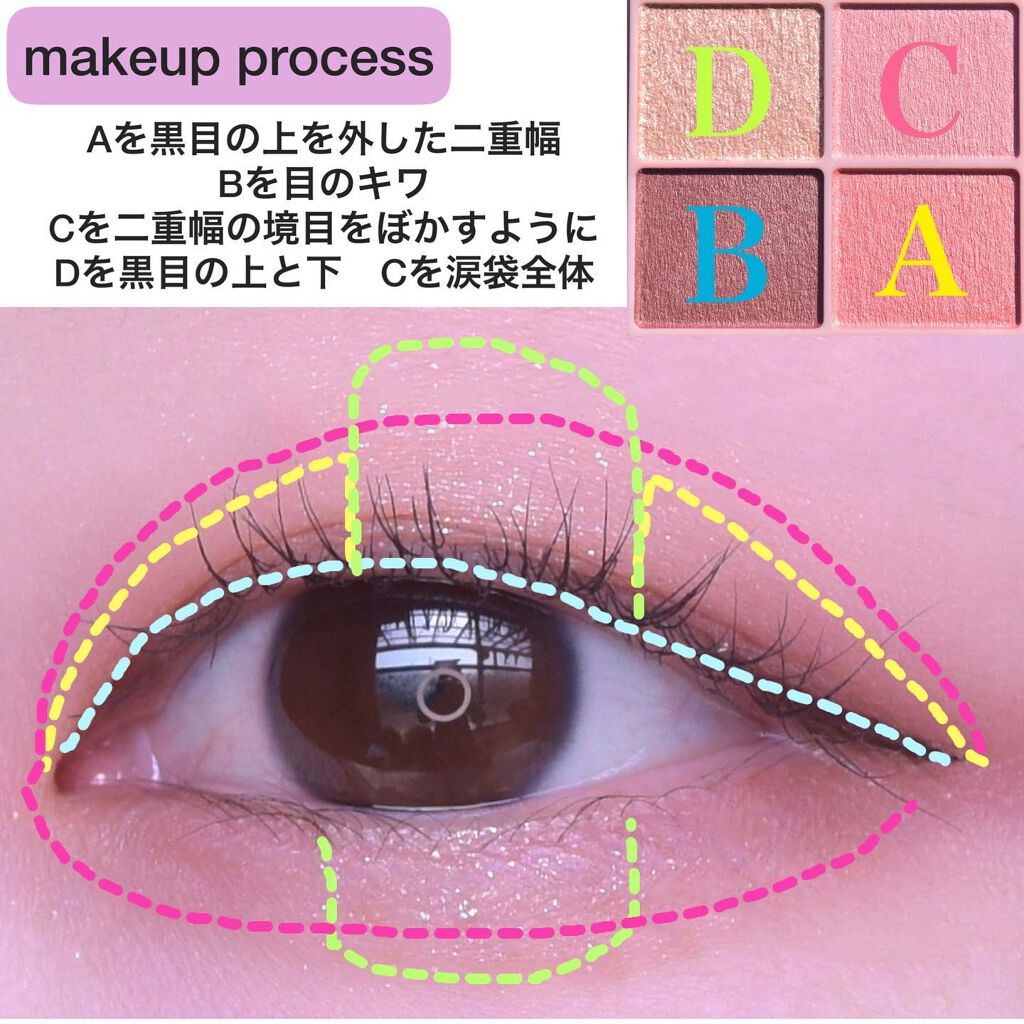 シルキースフレアイズ(マットタイプ)/キャンメイク/アイシャドウパレットを使ったクチコミ(3枚目)