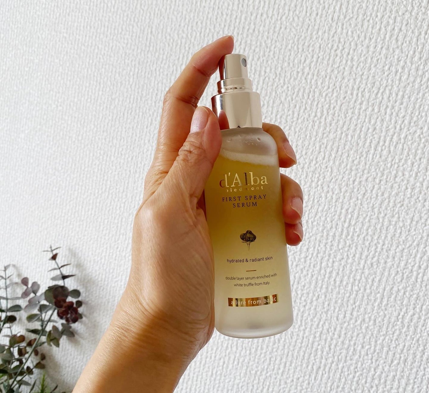 ダルバ ホワイトトリュフファーストスプレーセラム/ダルバ/ミスト状化粧水を使ったクチコミ(4枚目)