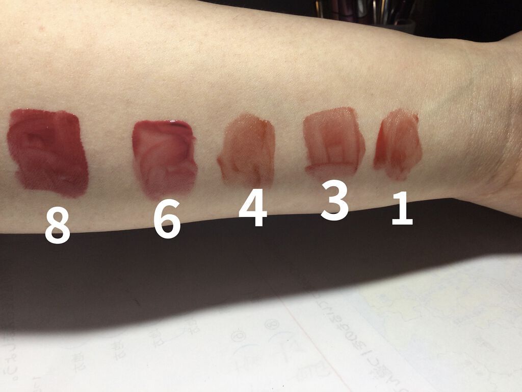 デュイフルウォーターティント/rom&nd/リップティントを使ったクチコミ（2枚目）