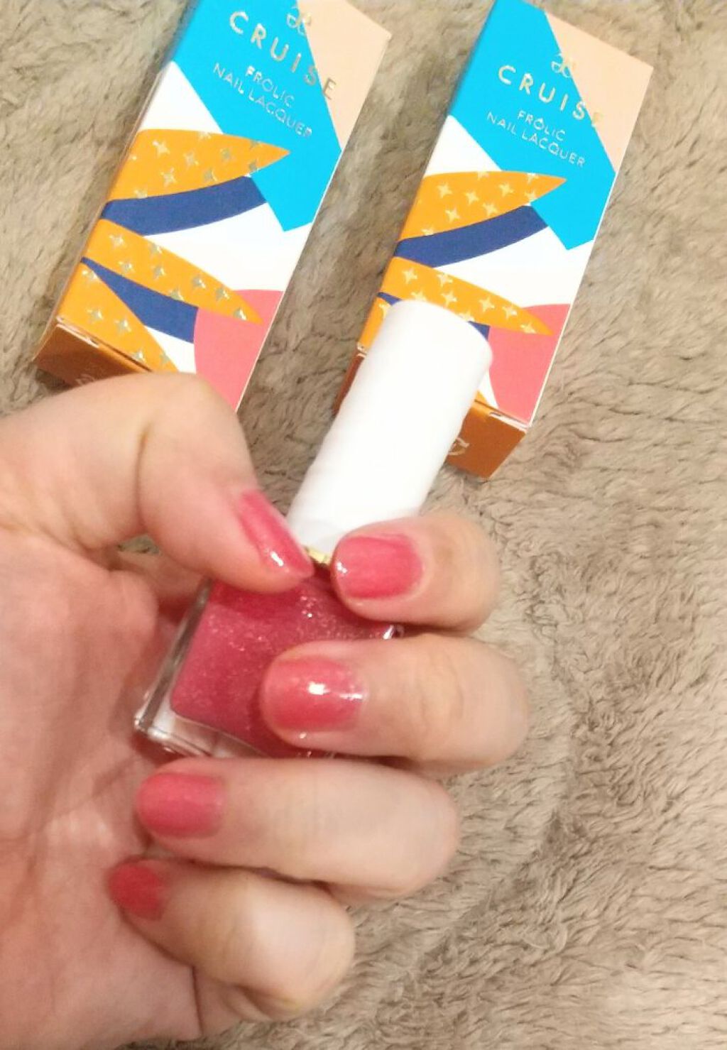 フローリックネイルラッカー/エレガンス クルーズ/マニキュアを使ったクチコミ（2枚目）