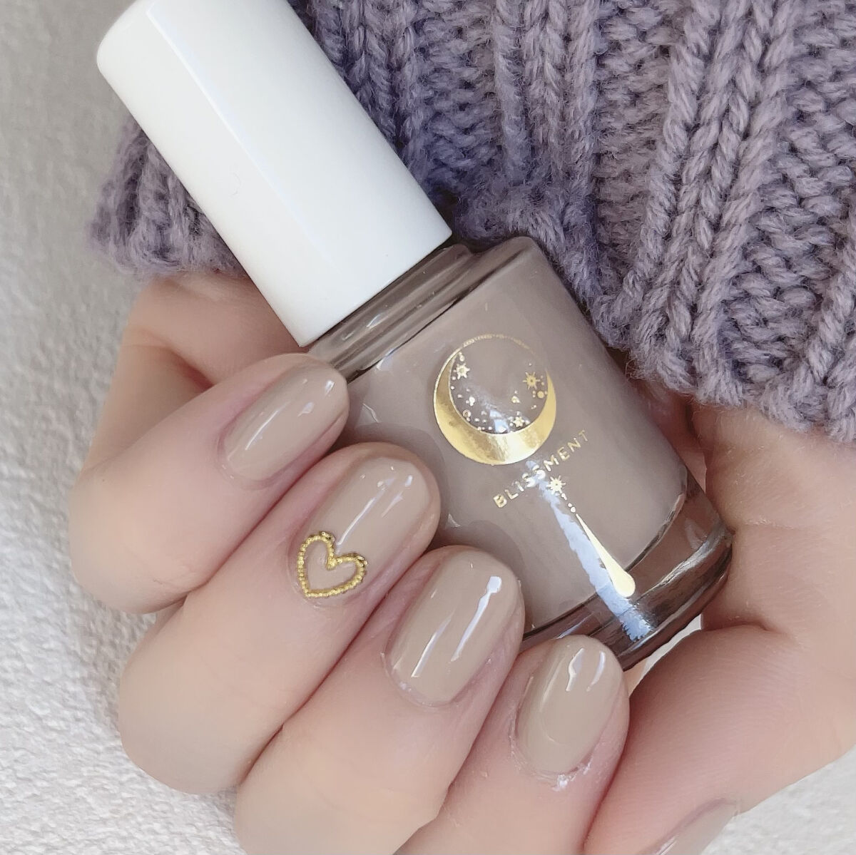 ネイルポリッシュ 03 クリームベージュ/BLISSMENT/マニキュアを使ったクチコミ（1枚目）