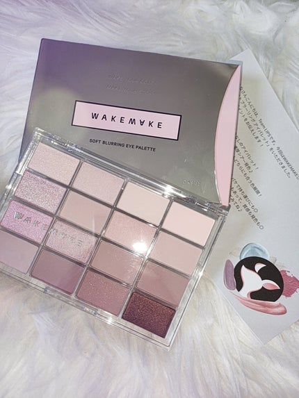 ソフトブラーリングアイパレット/wakemake/アイシャドウパレットを使ったクチコミ(3枚目)
