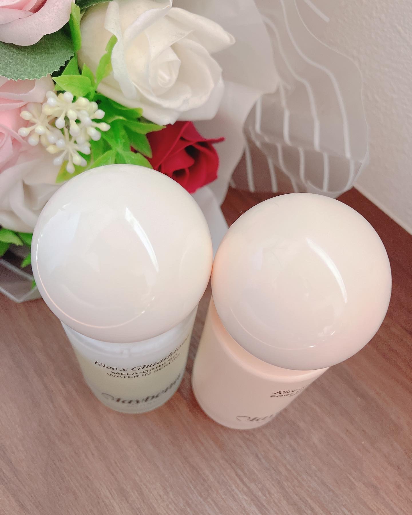 ライスX グルタチオン メラケアー60 ウォーターインセラム/MAYBENA/美容液を使ったクチコミ（3枚目）