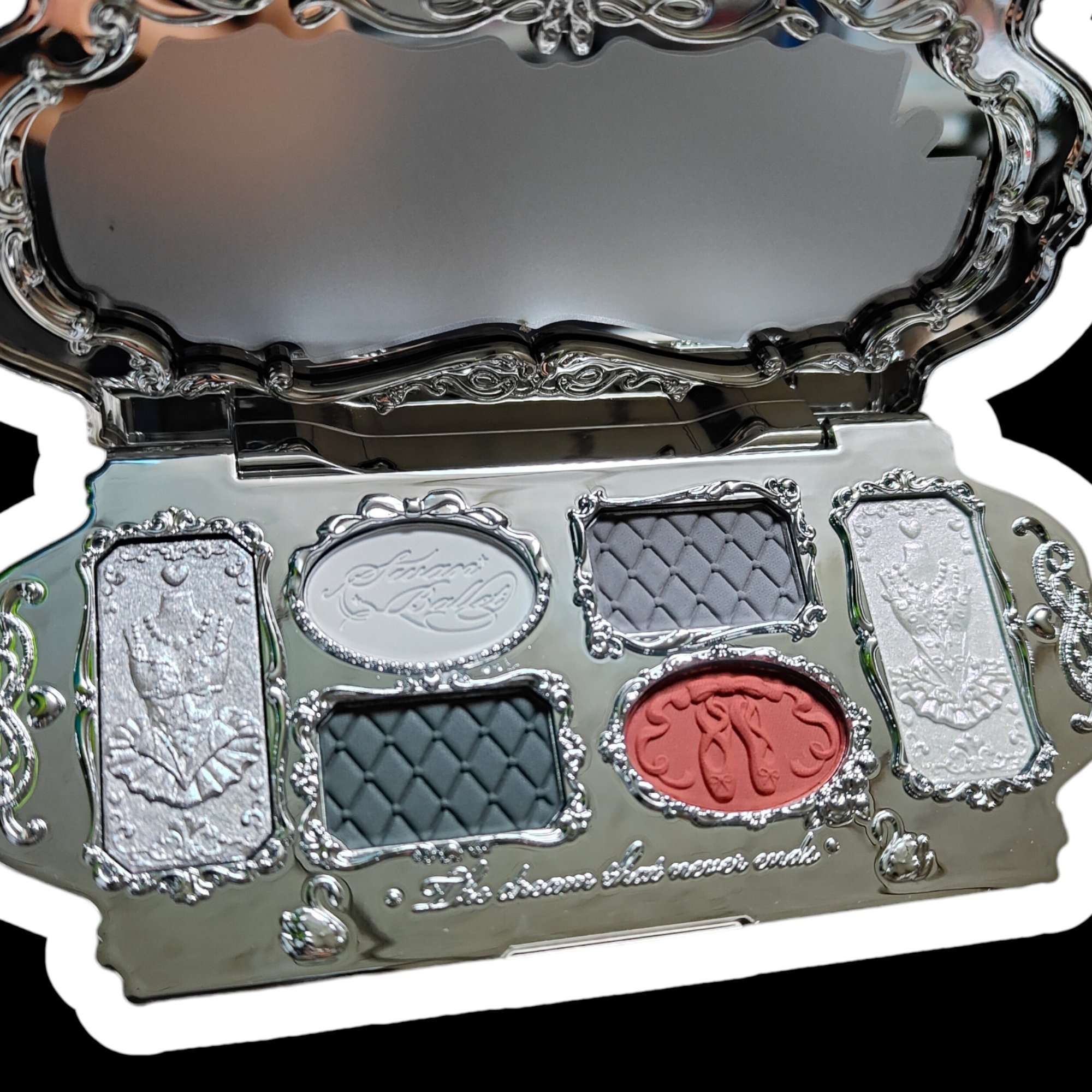 フラワーノーズスワンバレエシリーズ アイシャドウパレット/FlowerKnows/アイシャドウパレットを使ったクチコミ（2枚目）