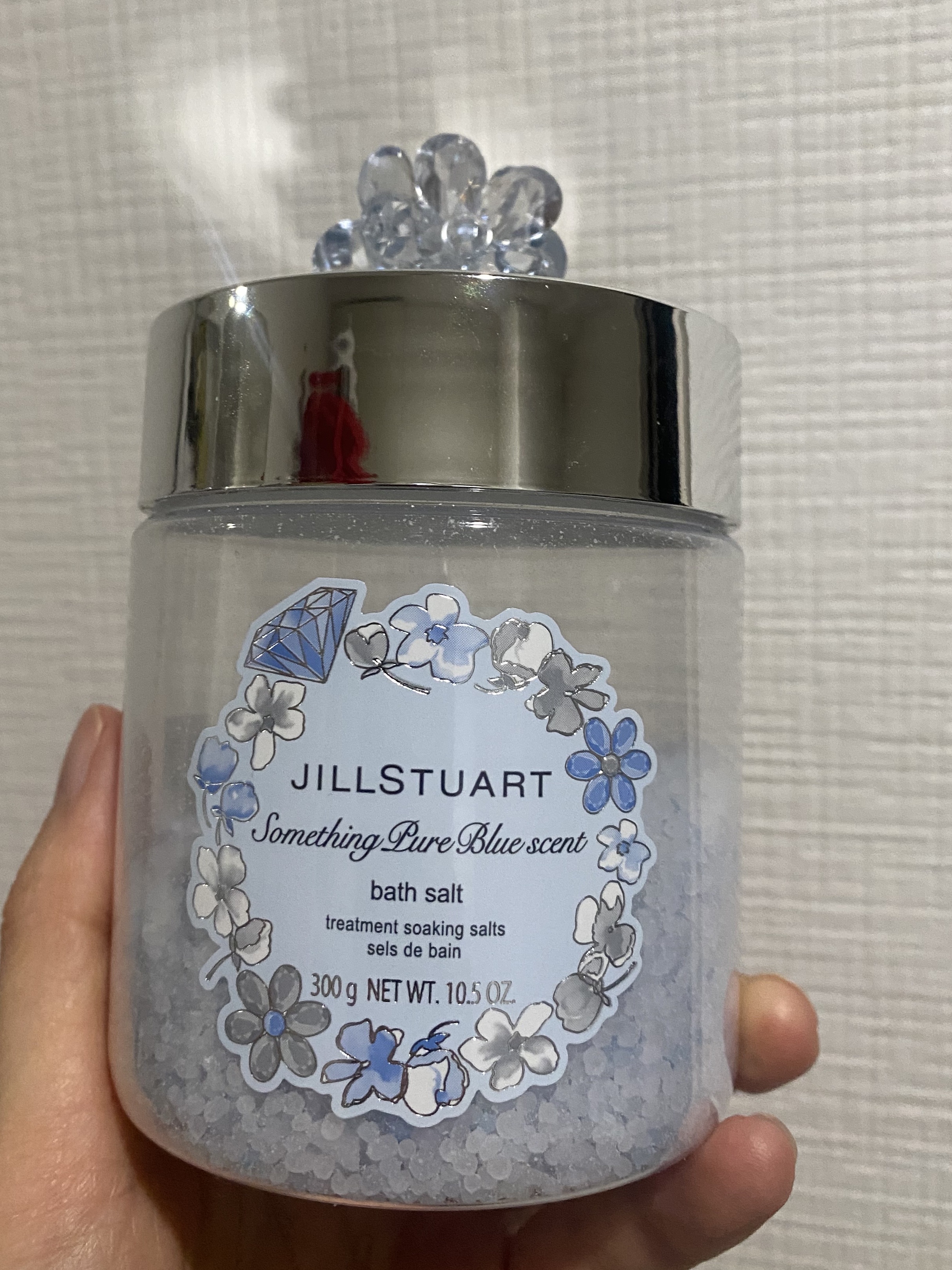 サムシングピュアブルー セント　バスソルト/JILL STUART/無機塩系入浴剤を使ったクチコミ（1枚目）