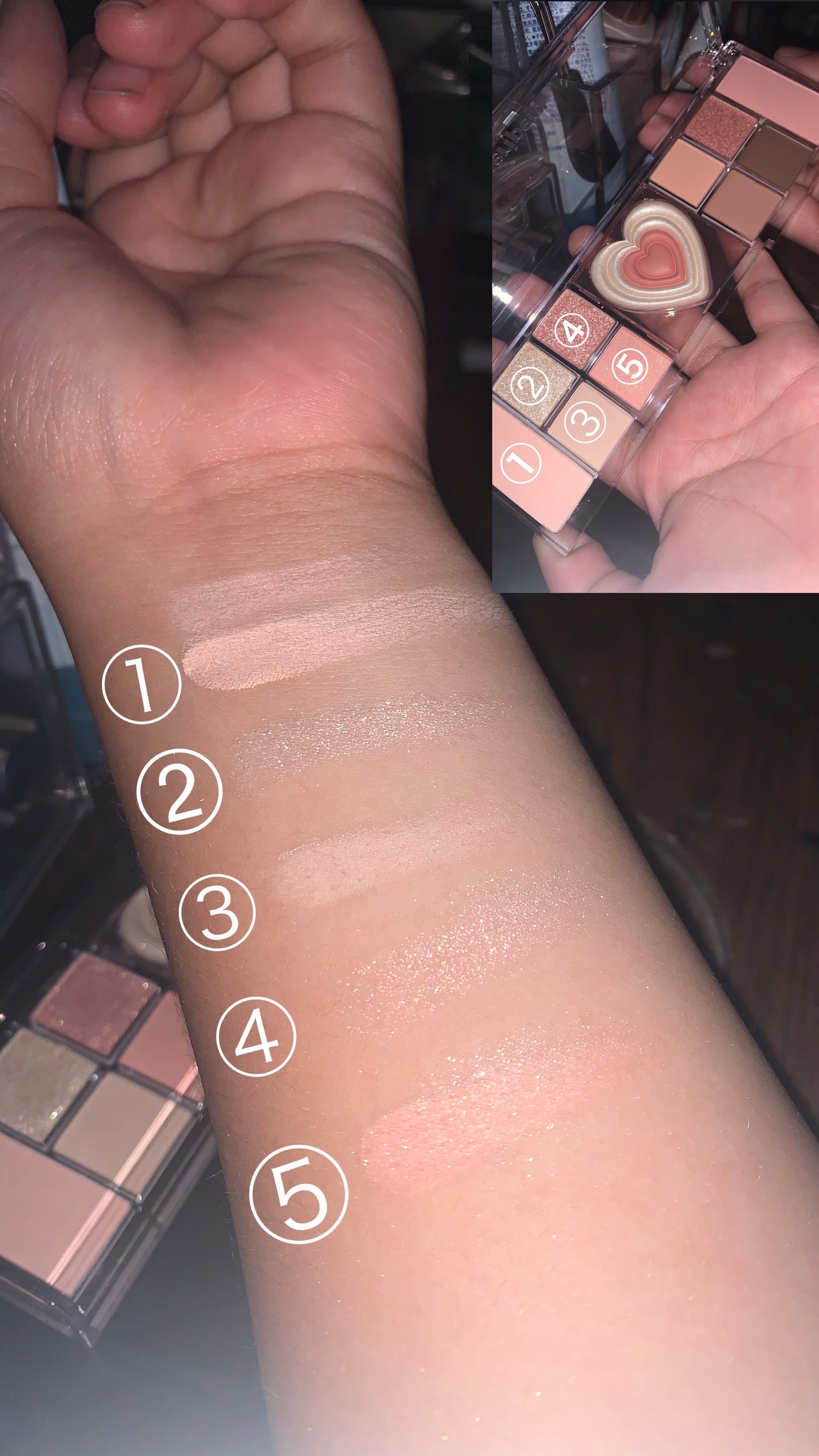 オールテイクムードライクパレット/PERIPERA/アイシャドウパレットを使ったクチコミ(4枚目)