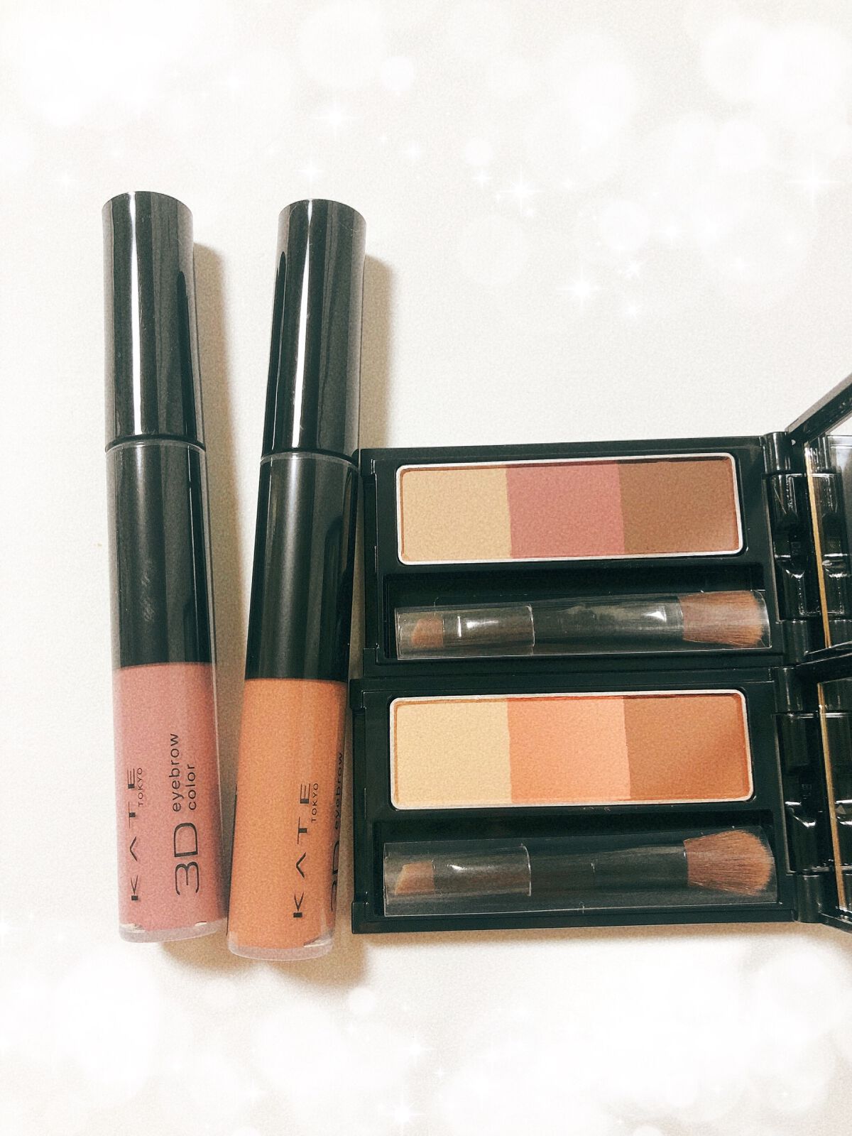 3DアイブロウカラーN/KATE/眉マスカラを使ったクチコミ（1枚目）