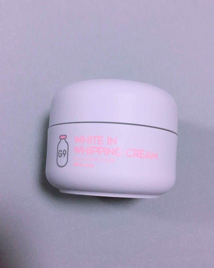 WHITE WHIPPING CREAM(ウユクリーム)/G9SKIN/化粧下地を使ったクチコミ(1枚目)