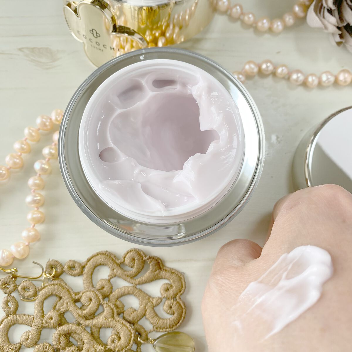 フェイシャル エッセンス クリームマスク/COCOCHI/フェイスクリームを使ったクチコミ(4枚目)