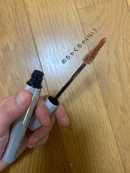 ダイヤモンドシリーズ カラーマスカラ オレンジジャム/ZEESEA/マスカラを使ったクチコミ(3枚目)