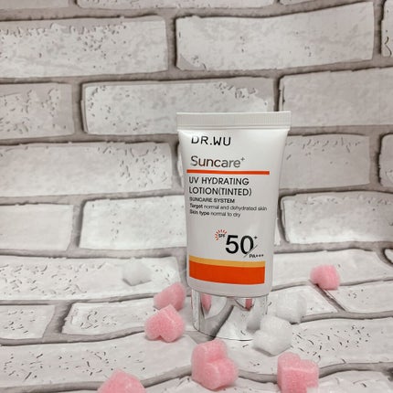 サンスクリーン+モイスト(色付き)<日焼け止め>/DR.WU/日焼け止めローションを使ったクチコミ(2枚目)