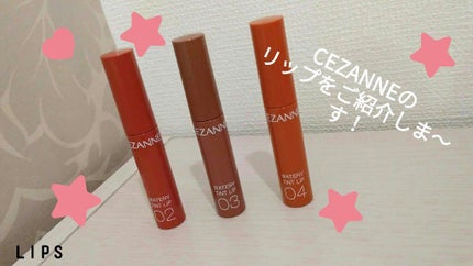 ウォータリーティントリップ/CEZANNE/リップティントを使ったクチコミ(1枚目)