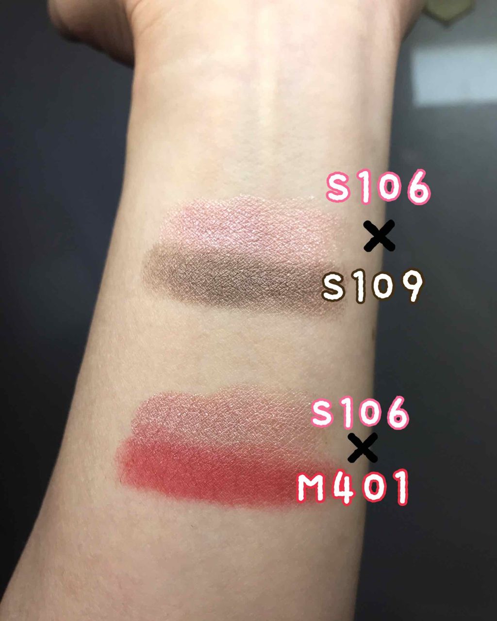 アイコニックルック アイシャドウ M401 with big love/JILL STUART/単色アイシャドウを使ったクチコミ（2枚目）