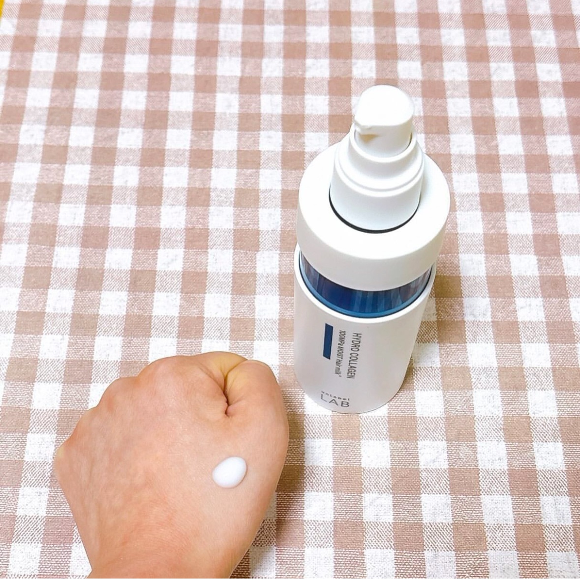  超高圧*¹浸透型ハイドロコラーゲン*⁸配合　集中美容液ヘアミルク/unlabel/ヘアミルクを使ったクチコミ（2枚目）