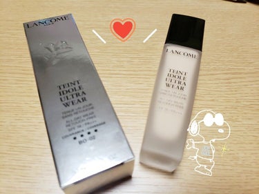 タンイドル ウルトラ ウェア リキッド/LANCOME/リキッドファンデーションを使ったクチコミ（1枚目）