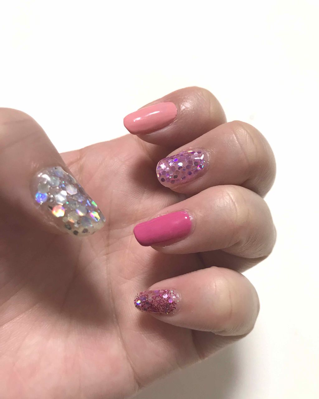 ジェルネイル（ライト対応）/セリア/ジェルネイルを使ったクチコミ（2枚目）