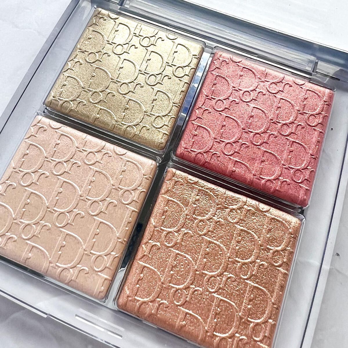 ディオール バックステージ フェイス グロウ パレット/Dior/ハイライトを使ったクチコミ(3枚目)