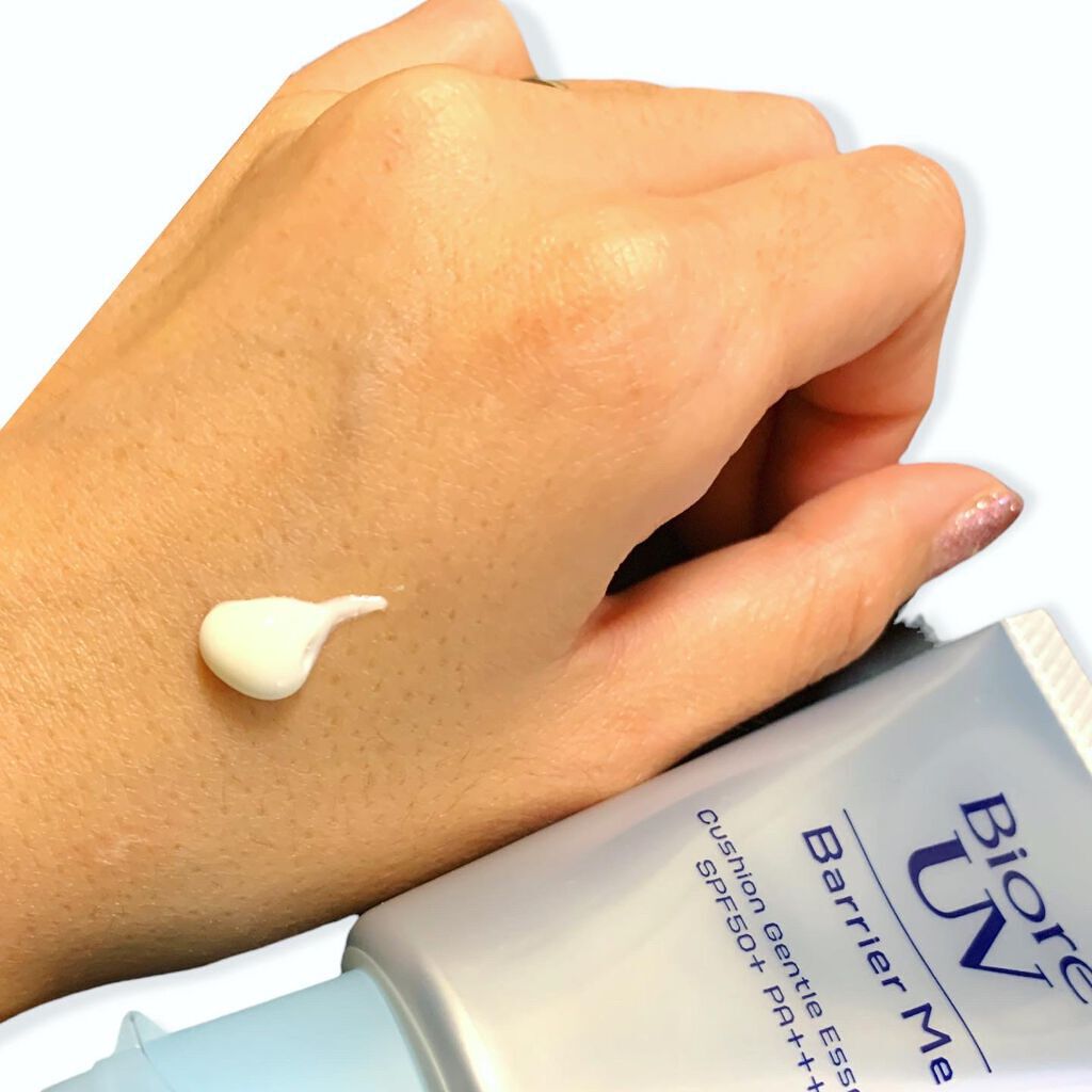 ビオレUV バリアミー クッションジェントルエッセンス		/ビオレ/日焼け止めクリームを使ったクチコミ（2枚目）