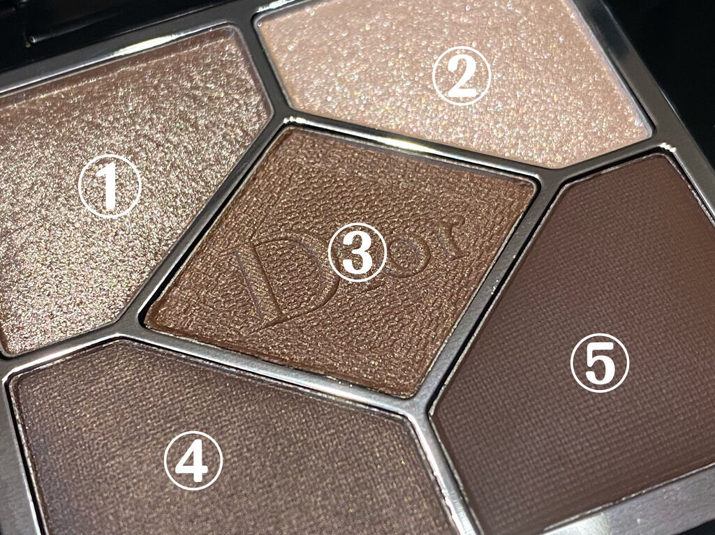 【旧】サンク クルール クチュール 669 ソフト カシミア/Dior/アイシャドウパレットを使ったクチコミ（2枚目）