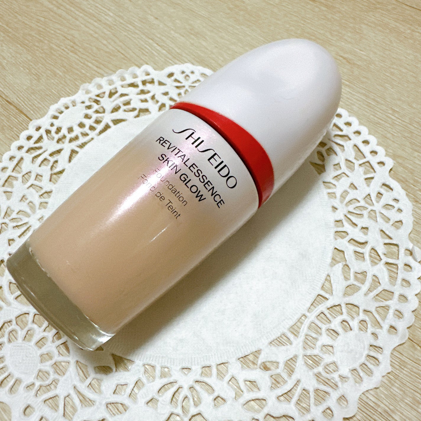 エッセンス スキングロウ ファンデーション/SHISEIDO/リキッドファンデーションを使ったクチコミ(2枚目)