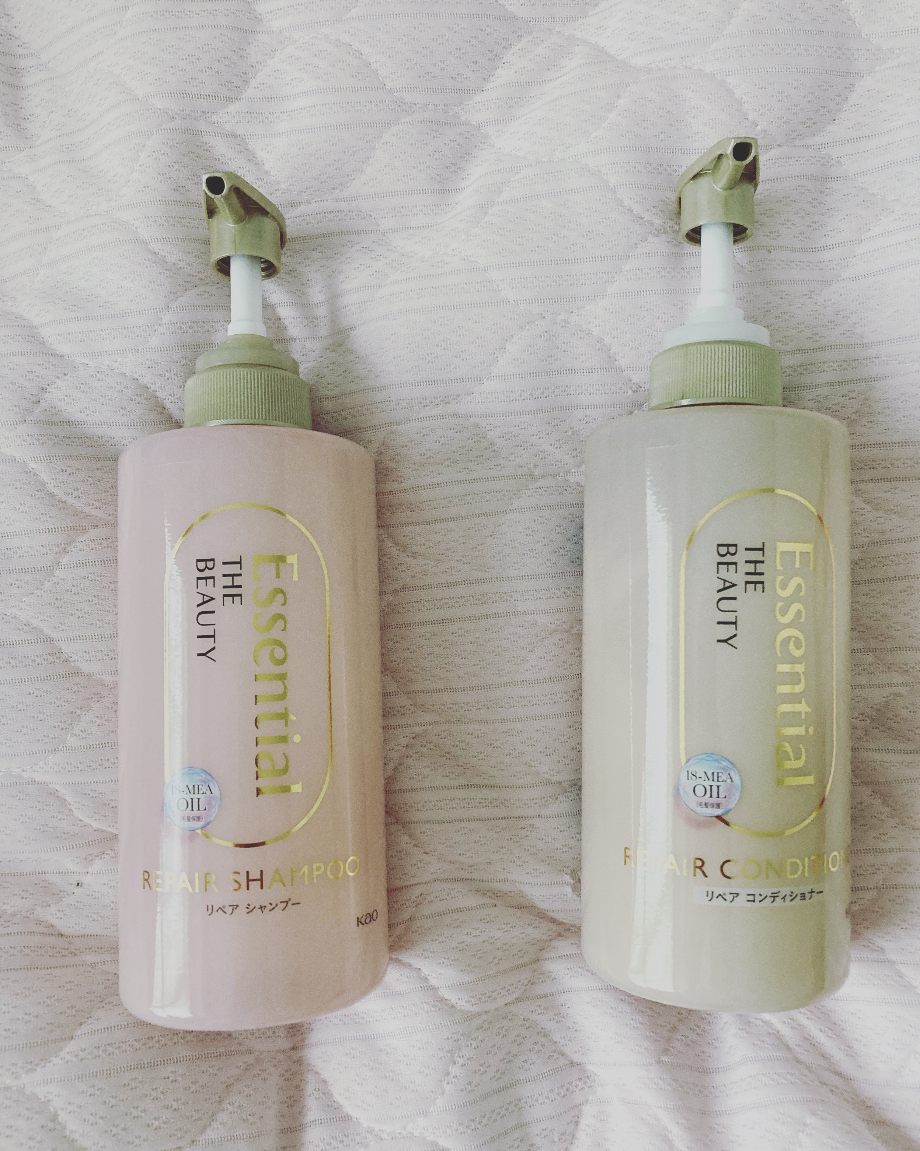ザビューティ リペアシャンプー・コンディショナー/エッセンシャル/市販シャンプーを使ったクチコミ（1枚目）